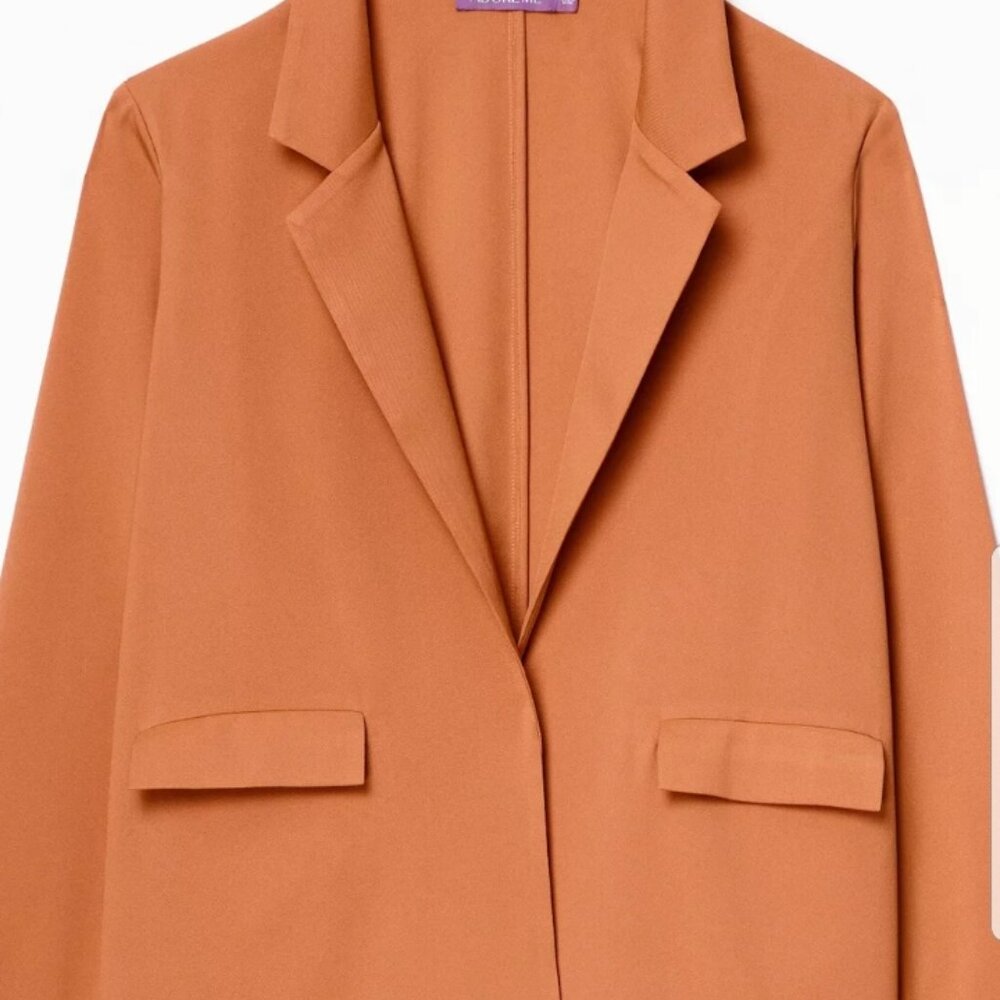 Adore me Rustic orange blazer - Picture 2 of 3
